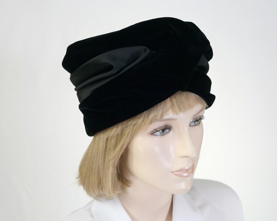 vintage style pleated turban - Gem