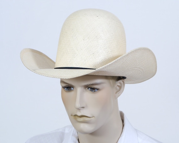 Vintage Men's Stetson Straw Cowboy Hat - 10 Gallon Hat Vintage Men's Stetson Straw Cowboy Hat - 10 Gallon Hat