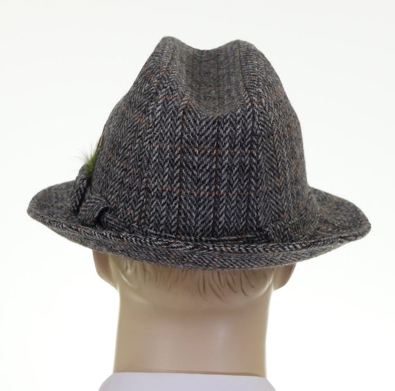 Vintage Stetson Tweed Fedora -  Fully Lined - Siz… - image 4