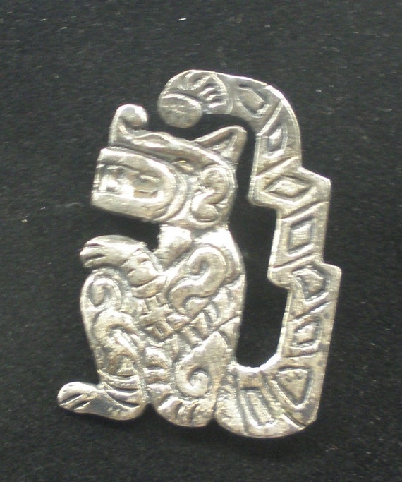 Inca Jaguar God Pin from Peru