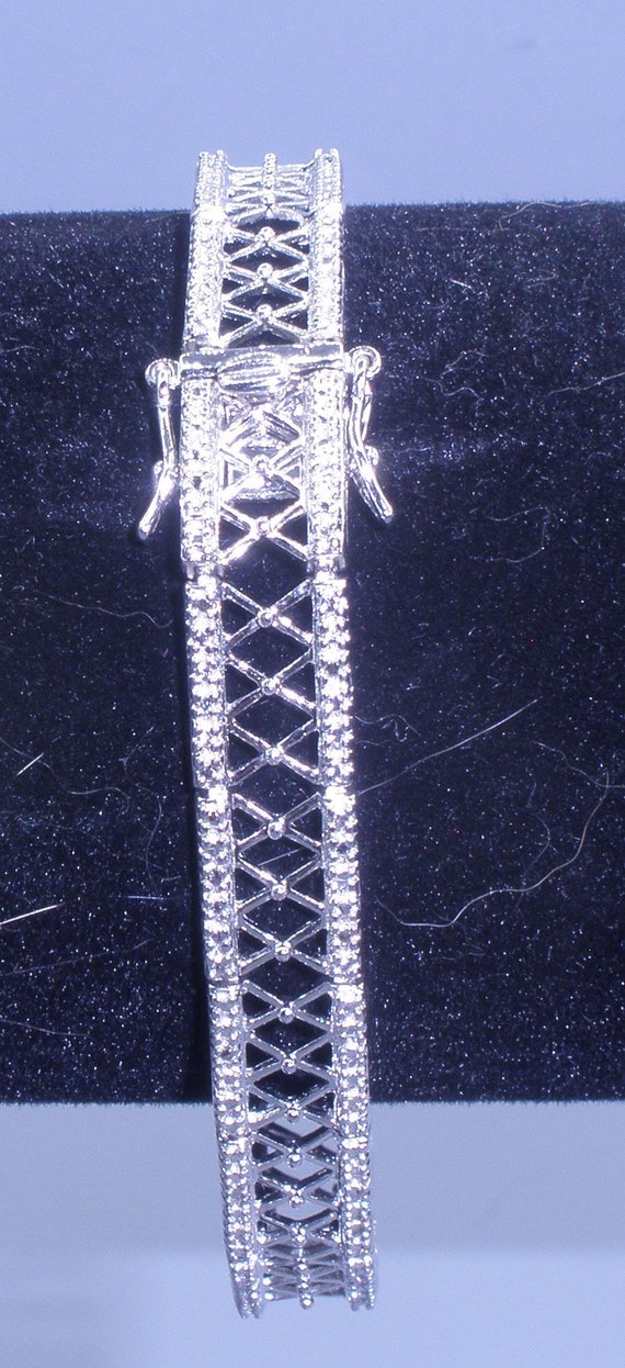 Ross Simons Sterling X Link Bracelet - image 3
