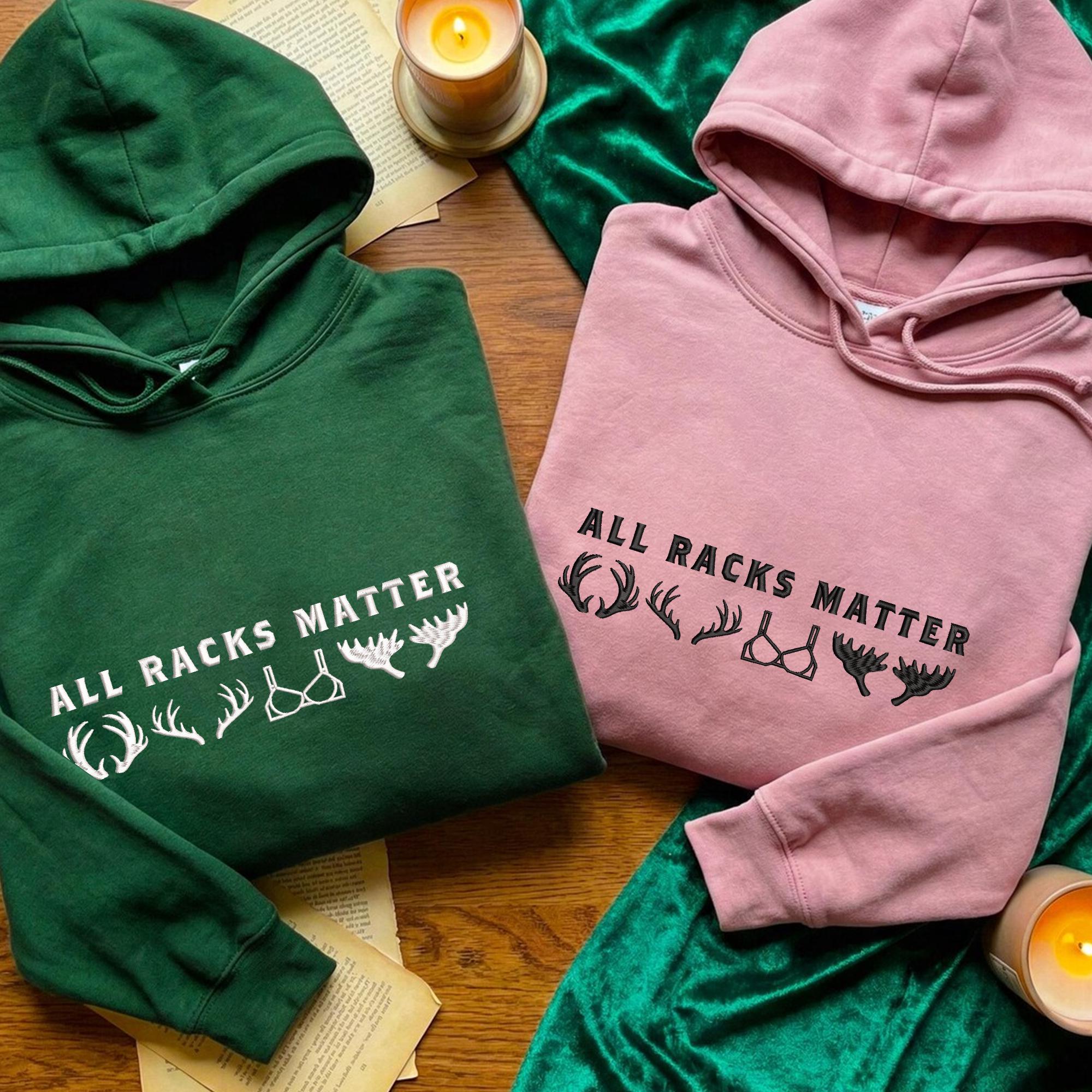 Embroidery Design File: All Racks Matter Embroidery, Deer Hunting ...