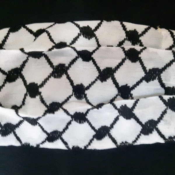 Palestinian keffiyeh mask (various sizes)