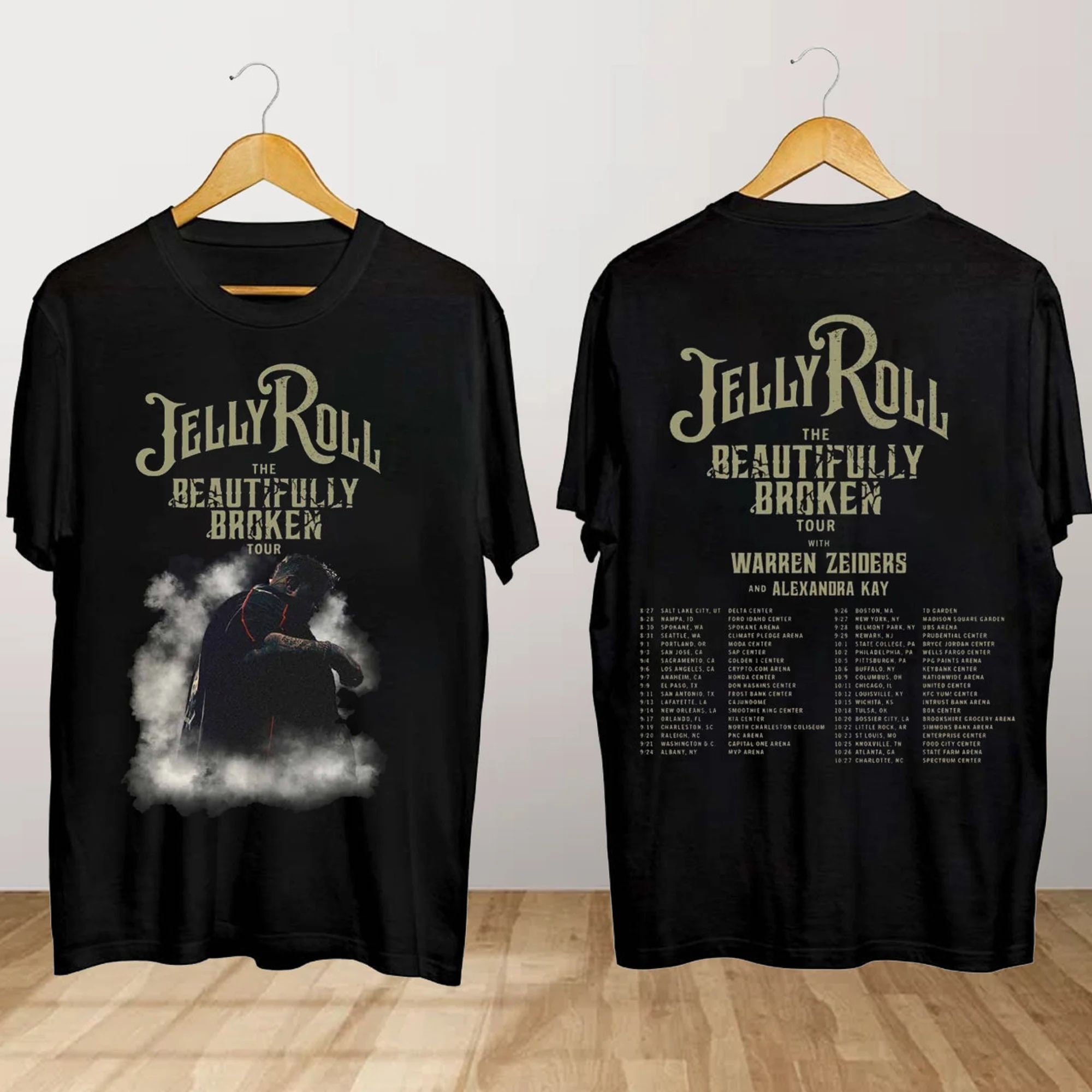 Jelly Roll The Beautifully Broken Tour 2024 Shirt, Jelly Roll Concert Shirt, The Beautifully Broken Tour 2024 Shirt