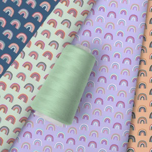 Boho Rainbows Camel repeat print seamless pattern digital pattern surface textiles digital paper textile design image 3