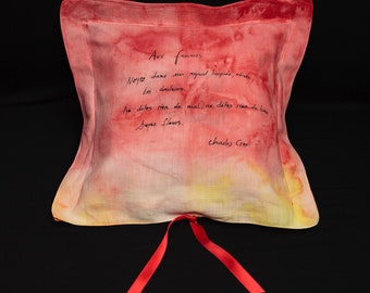 Poem cushion