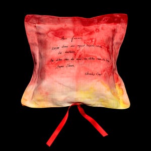 Hand-made cushion