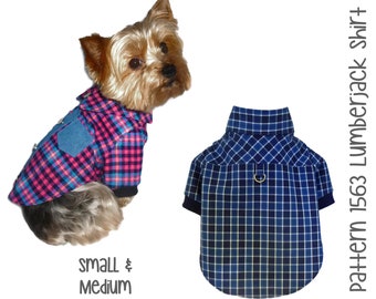 dog shirt collar pattern