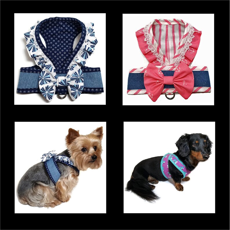 Step in Dog Harness Sewing Pattern 1631 Small Dog Harness Etsy Australia