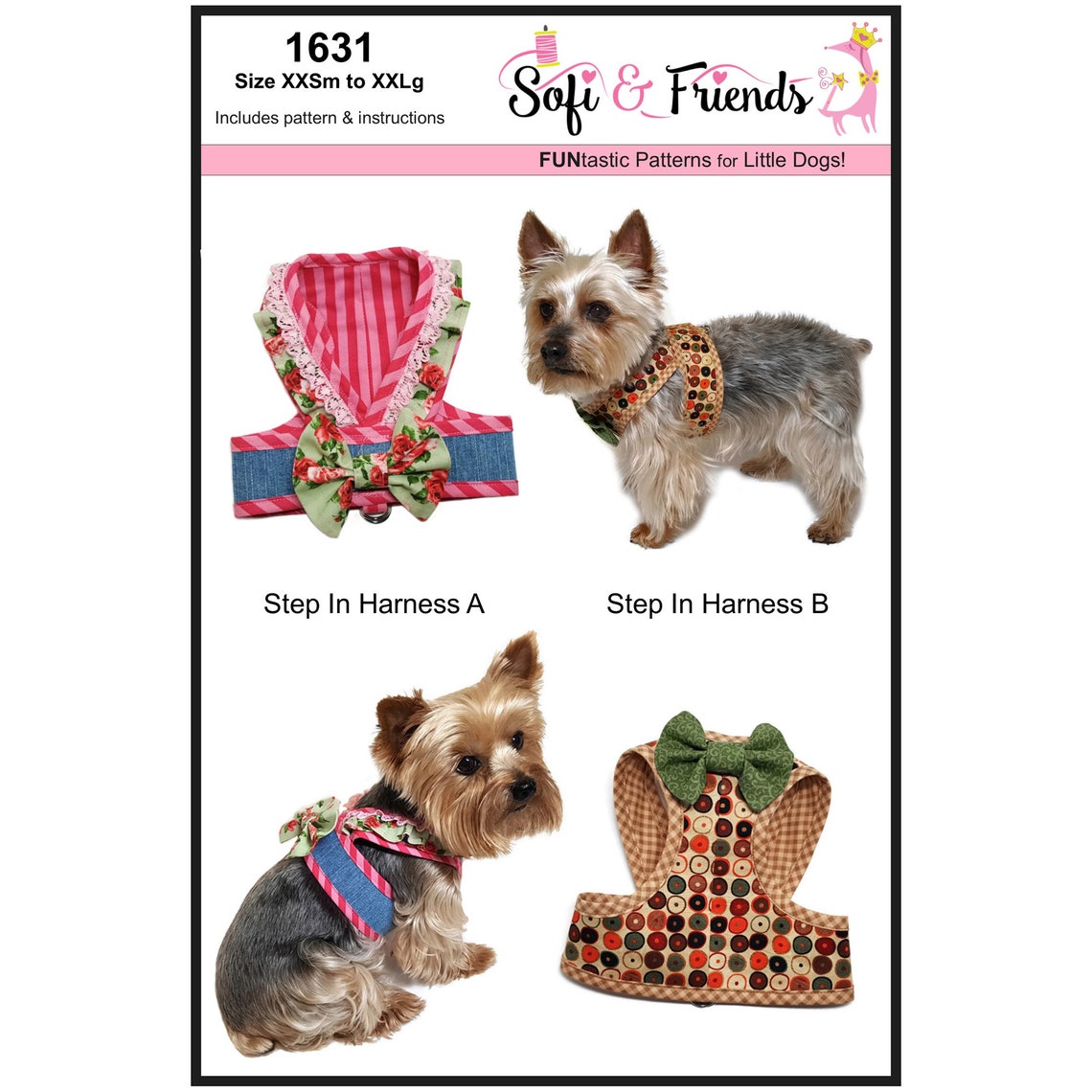 Step In Harness Sewing Pattern