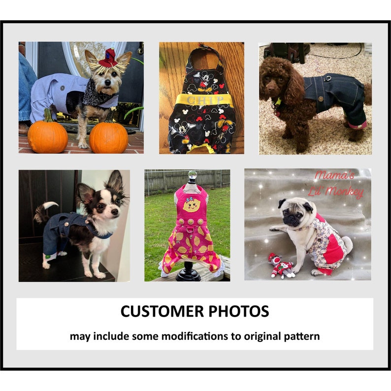 Dog Bib Overalls Sewing Pattern 1501 Dog Overalls Dog Etsy