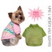 Dog Tee Shirt Sewing Pattern 1764 - Dog T Shirts - Dog Sweatshirts - Ugly Christmas Dog Sweaters - Pet Clothes - Pet Shirts - Bundle 3 Sizes 