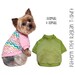 Dog Tee Shirt Sewing Pattern 1764 - Dog Clothes Patterns - Dog T Shirts - Dog Sweatshirts - Ugly Christmas Dog Sweaters - Pets - XXSm & XSm 