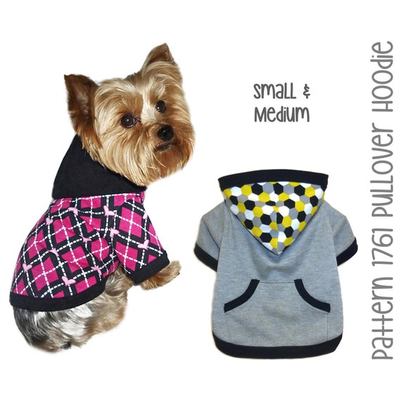 Dog Hoodie Sewing Pattern 1761 Dog 