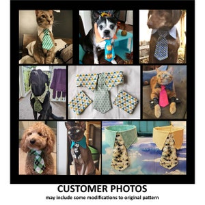 Dog Collar & Cuff Sewing Pattern 1527 Dog Neckwear Dog Wedding Collars ...