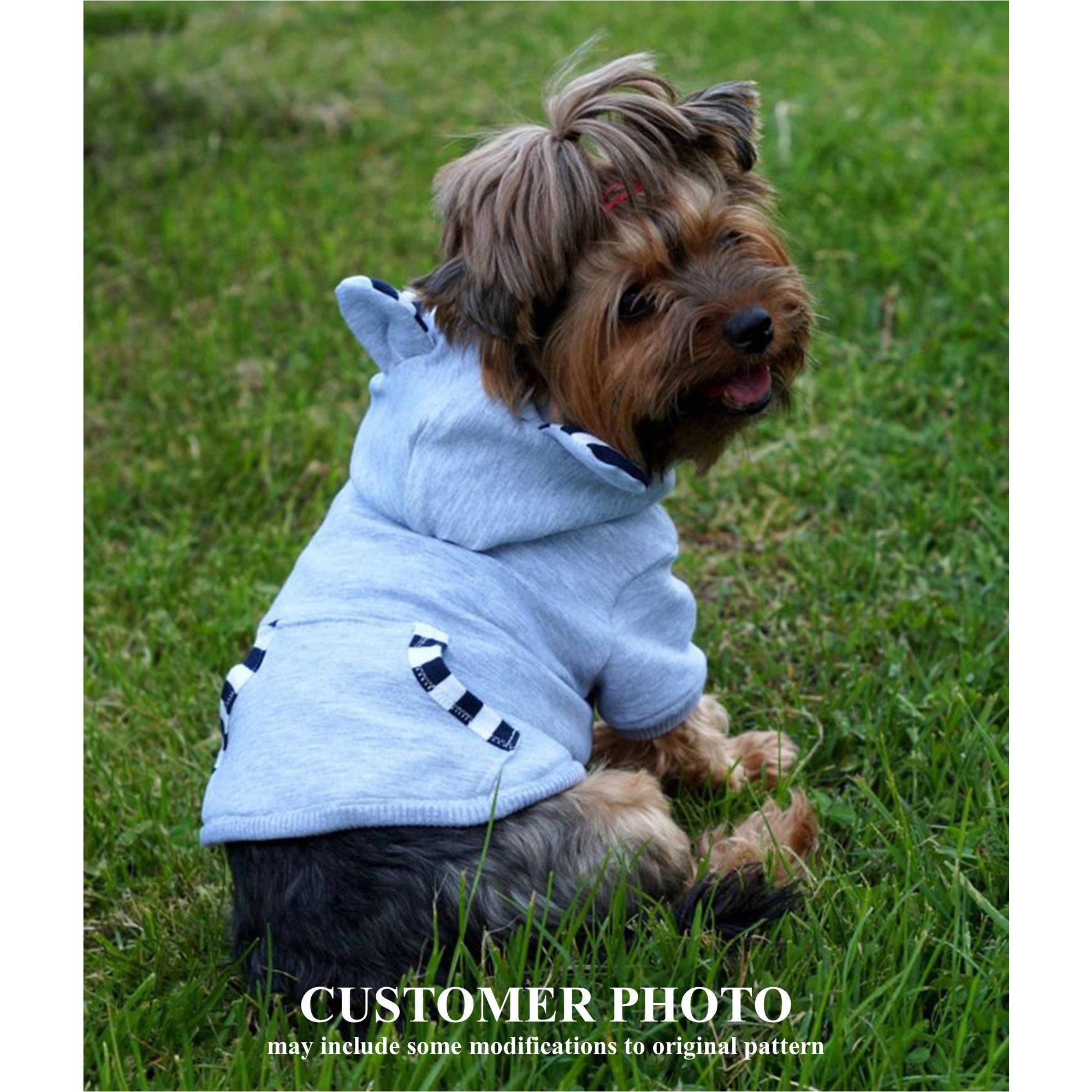 Dog Hoodie Sewing Pattern 1761 Dog Clothes Patterns Dog Etsy UK