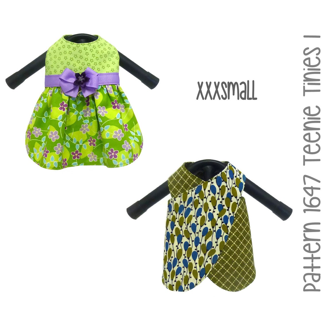 Teenie Tinies I Dog Dress Sewing Pattern 1647 Tiny Dog Etsy