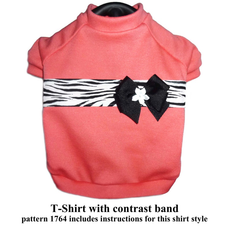Dog Tee Shirt Pattern 1764 Dog Clothes Patterns Dog T Etsy