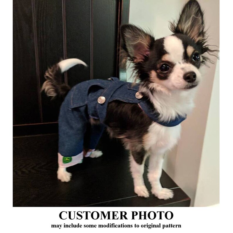 Dog Bib Overalls Sewing Pattern 1501 Dog Overalls Dog Etsy