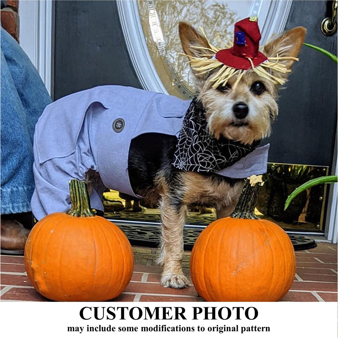 Dog Bib Overalls Sewing Pattern 1501 Dog Overalls Dog Etsy