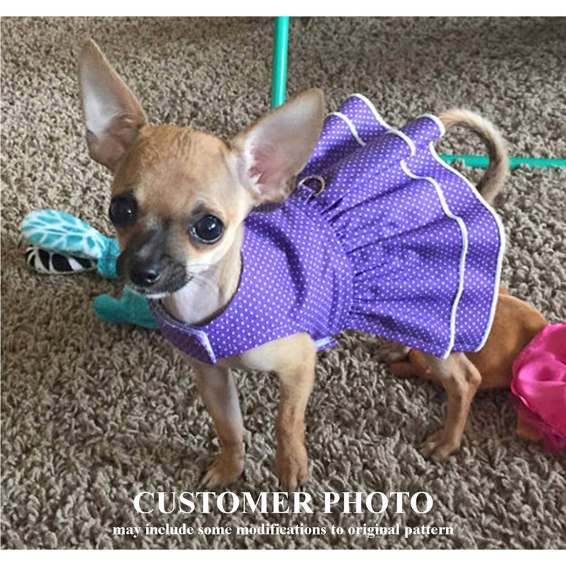 Sweet Pea Dog Dress Sewing Pattern 1608 Pet Dog Clothes Etsy
