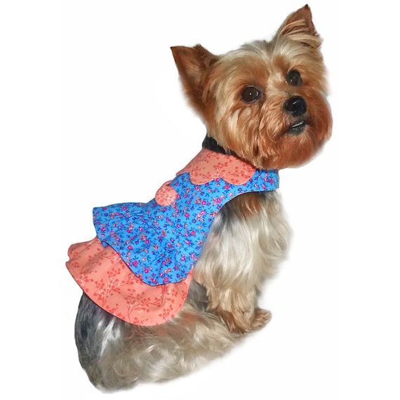 Yorkie Print Dog Vest Harness –