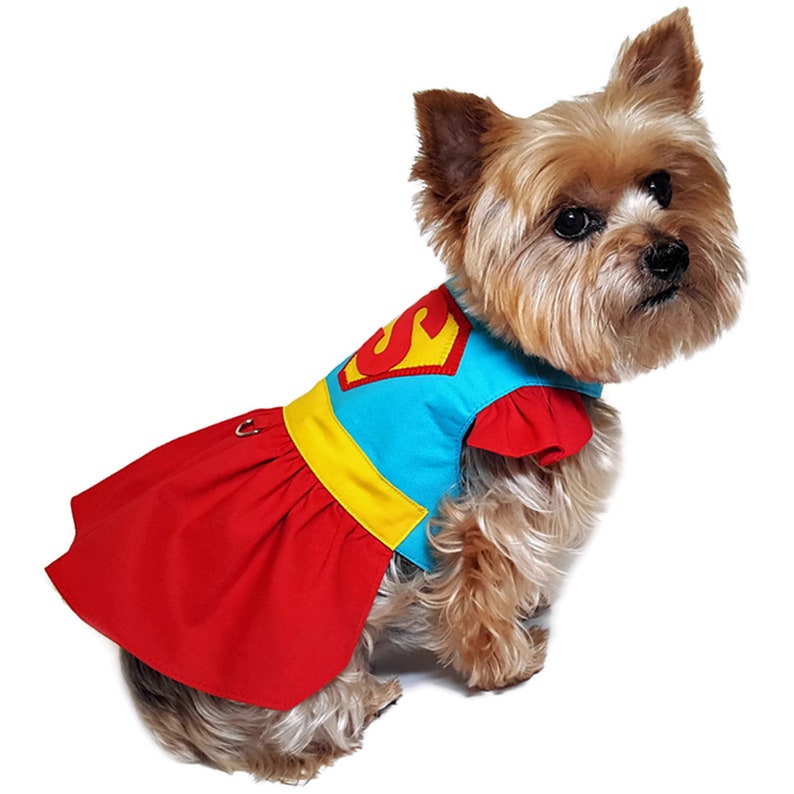 Super Dog Costume Sewing Pattern 1789 Superman Dog Costume | Etsy