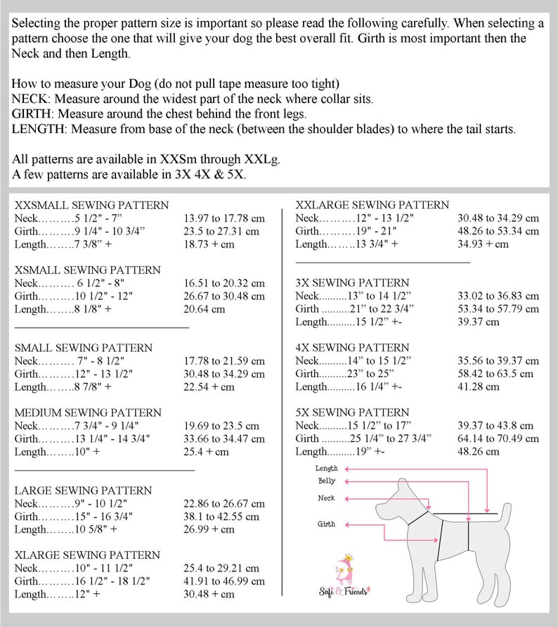 Sara Joe Dog Dress Sewing Pattern 1682 Cat Dog Dresses Cat Dog Clothes Patterns Dog Harnesses Dog Costumes Dog Clothing Sm & Med image 10