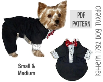 PDF Schnittmuster Sm/Med - Hochzeitsanzug mit Hose & Hosenträgern