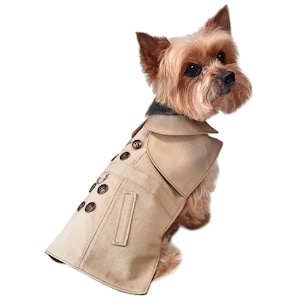 Dog Trench Coat Sewing Pattern 1536 Pet Dog Cat Clothes Pet Dog Cat Jackets Winter Dog Cat Coats Dog Cat Harness Bundle All Sizes image 2