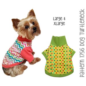 Dog Turtleneck Sewing Pattern 1756 Pet 