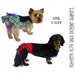 Dog Diaper Sewing Pattern 1579 - Dog Diapers - Puppy Diapers - Pet Diaper - Dog Panties - Dog Potty Training - Ruffled Diaper - XXSm to XXLg 