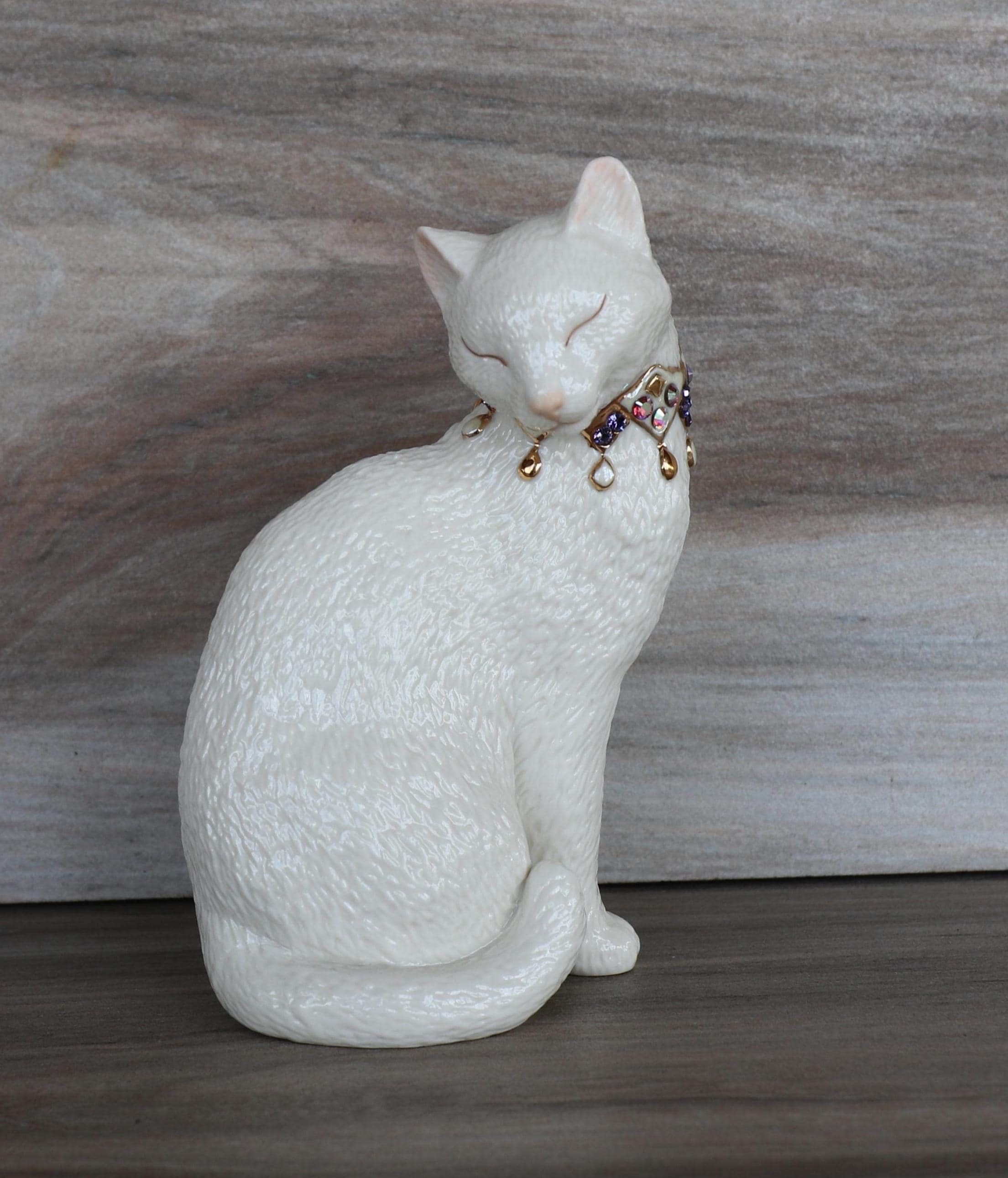 Lenox Cat Figurine - Etsy
