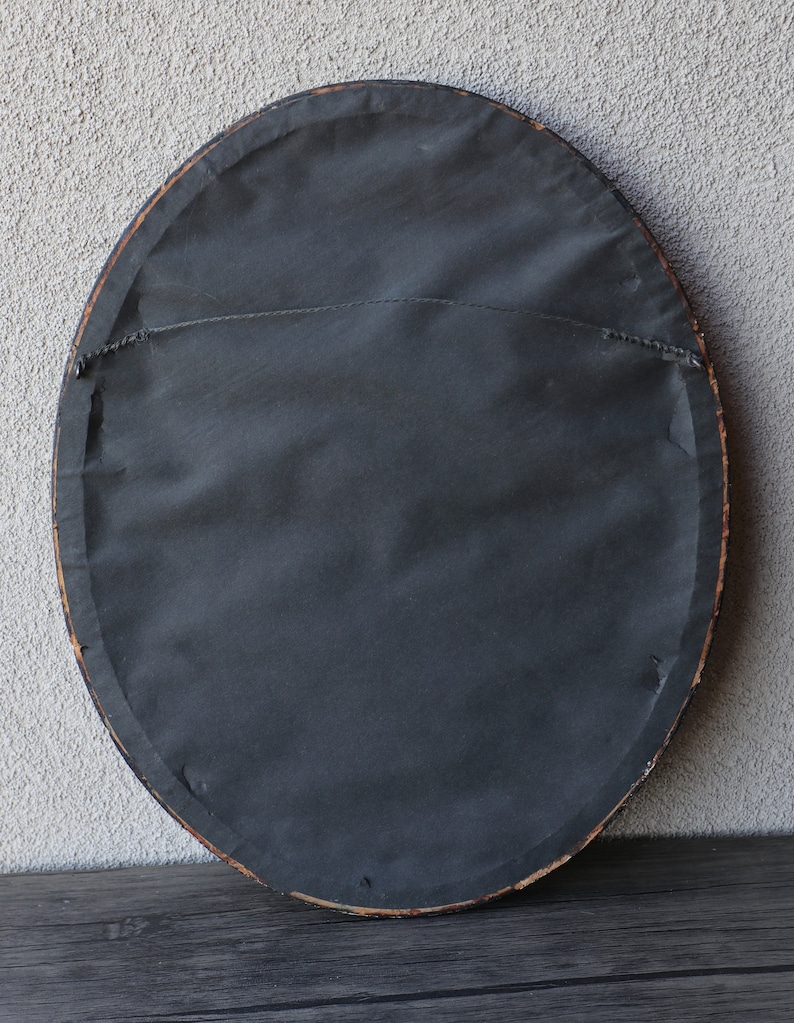 Antique Tiger Wood Oval Frame VINTAGE PHOTO Beautiful Woman Etsy