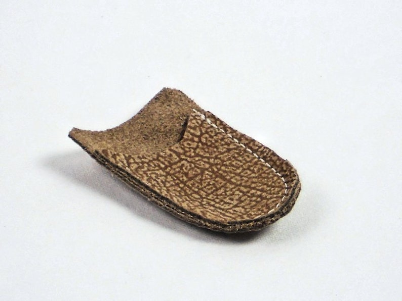 Leather Thimble for THUMB Soft Flexible Quilters Handmade Etsy