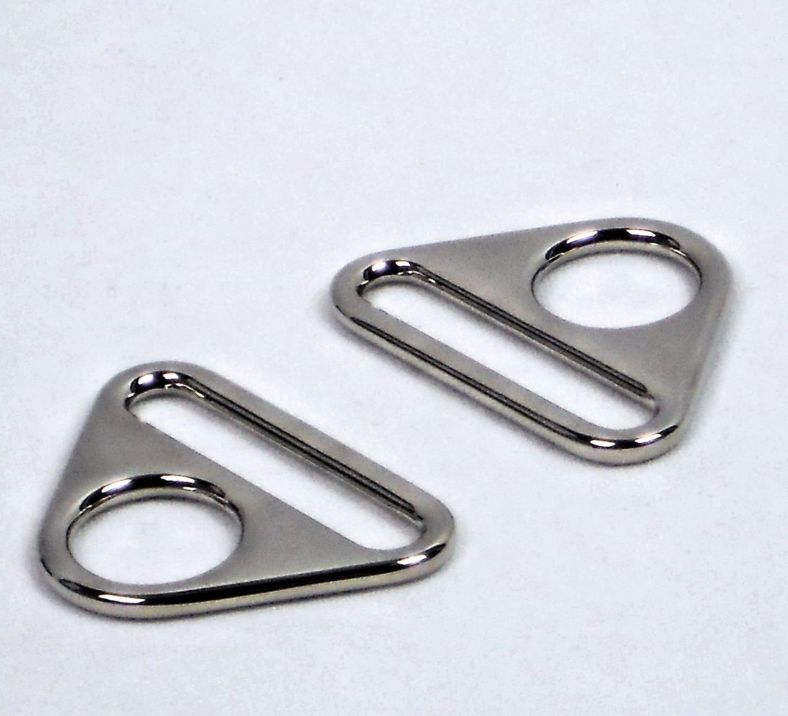 2pc Set 1.5 Purse Strap Connectors Triangular 2hole Etsy
