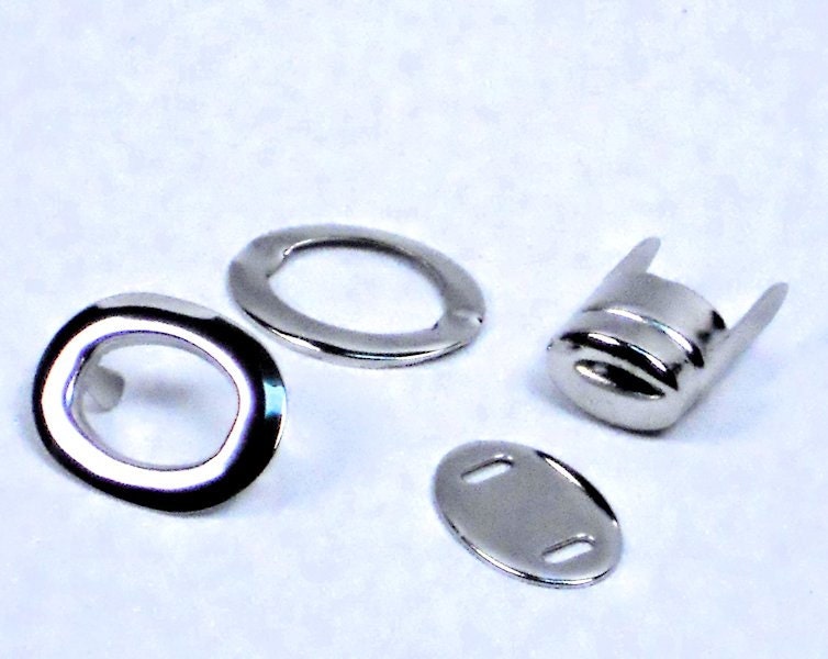Silver Twistlock Purse Fasteners Set of 3 Polished Twist Etsy