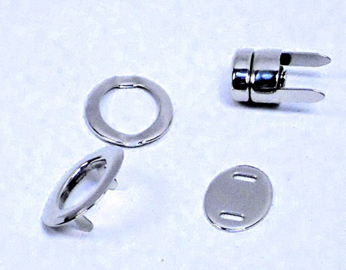 Silver Twistlock Purse Fasteners Set of 3 Polished Twist Etsy