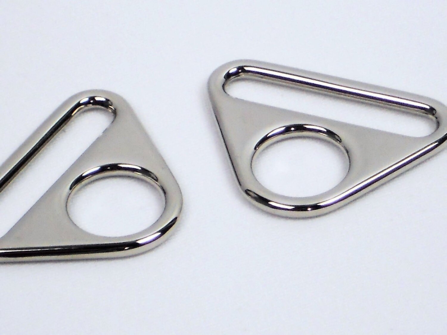 2pc Set 1.5 Purse Strap Connectors Triangular 2hole Etsy