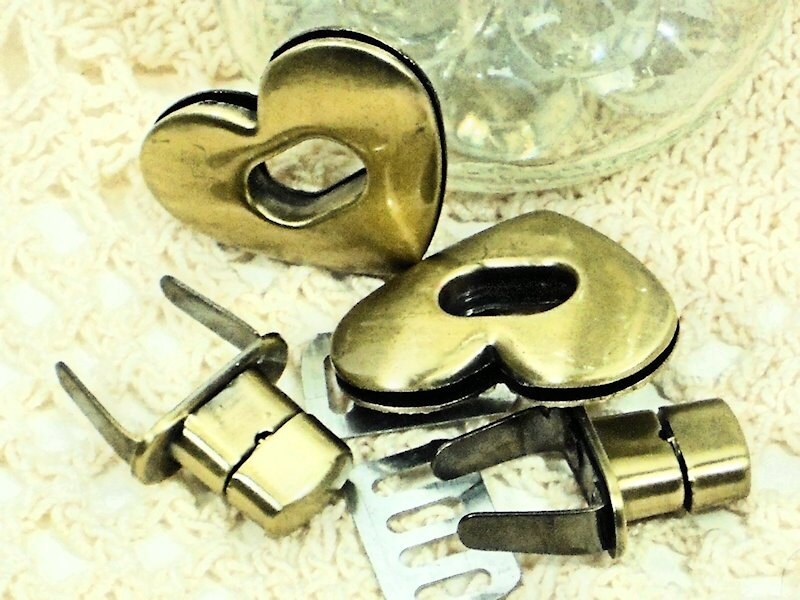 6pcs Turn Lock Clasp Purse, Rectangle Purse Closure Twist Lock, Clutches  Locks Clip for Wallet, Briefcase, Handbag Making