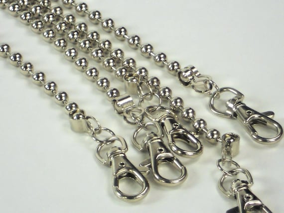 Silver Purse Chains, 5 Pc Set Long Detachable Metal Bead Chain, Purse  Making Bag Supplies, Jewelry Meimei Supplies in USA 