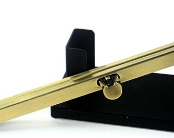 19cm Antique Gold Screw In Clutch Wallet Frame,  7.25"  Purse Frame, Purse Making Hardware Supplies @ MeiMei Supplies in USA