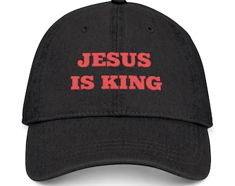 Christian Baseball Cap Jesus Embroidered Faith Hat Religious Gift Church Apparel Worship Headwear Believer Accessory Spiritual Text Jesus