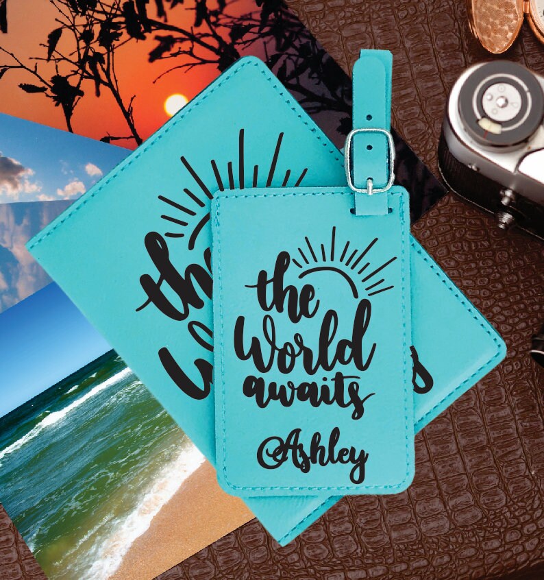 PERSONALIZED Passport Cover & Luggage Tag Travel Accessories Etsy