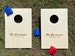 LASER ENGRAVED Travel CornHole Set - Custom Personalized Engraved Bean Bag Toss *****Free Shipping***** 