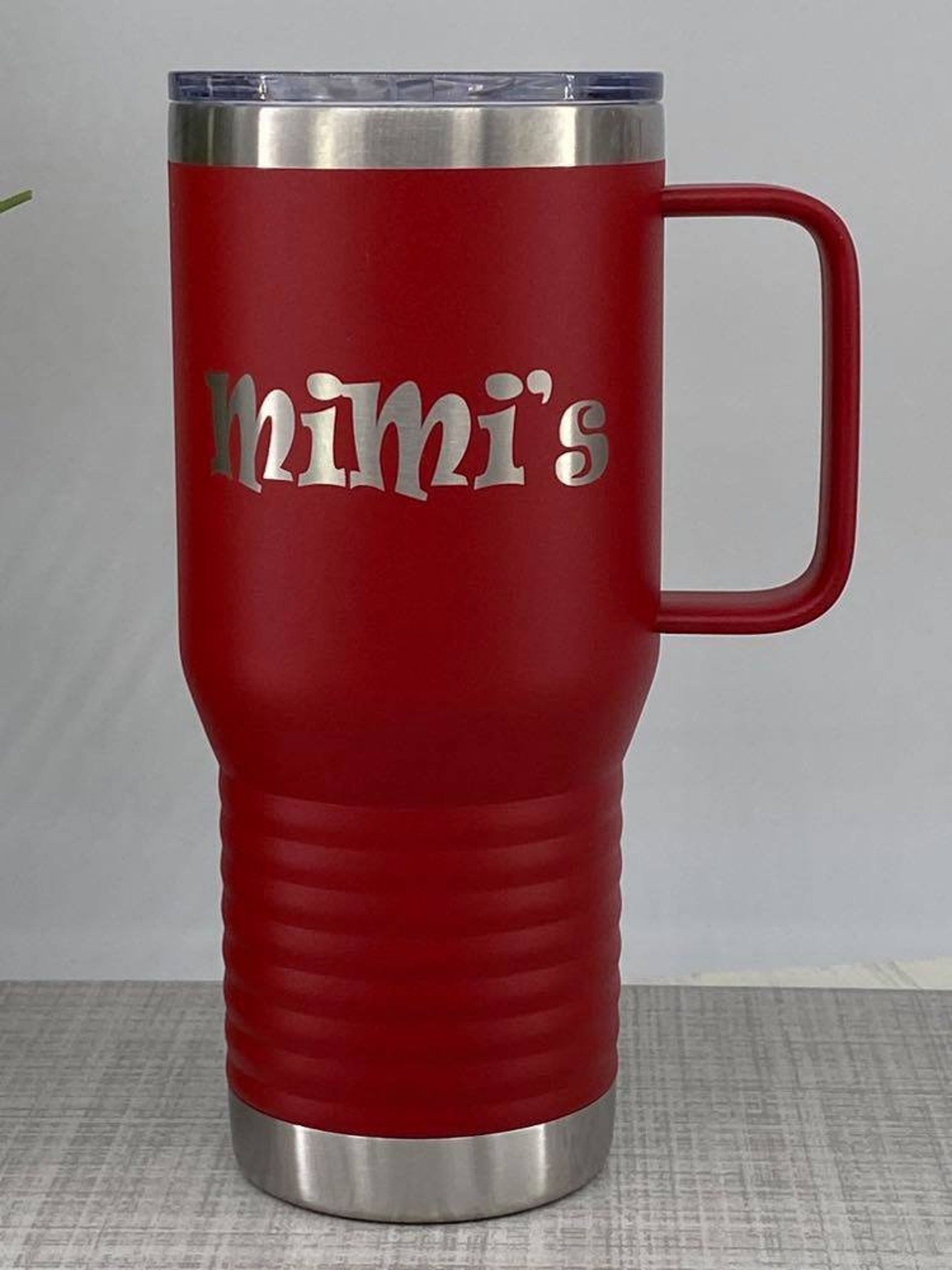 Personalized Tumbler with Handle INSULATED Coffee Water Etsy