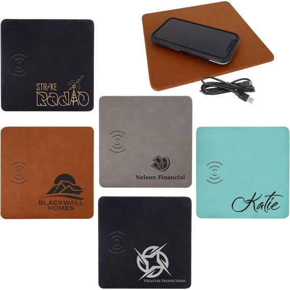 Personalized Wireless Charging Station Cell Phone Charging Pad Etsy