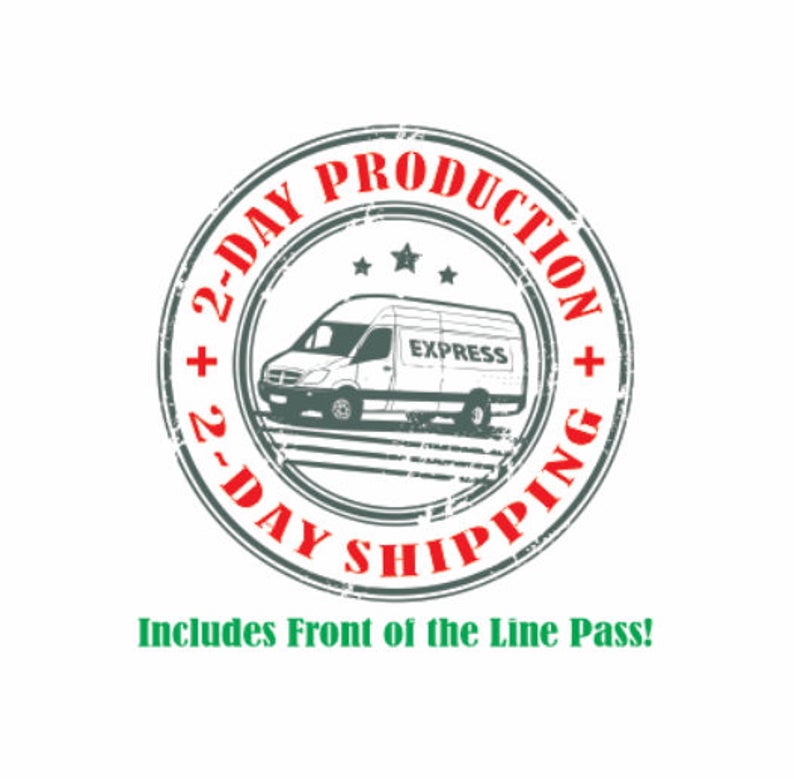 12 Day Express Production AND 12 Day Express Shipping for Etsy