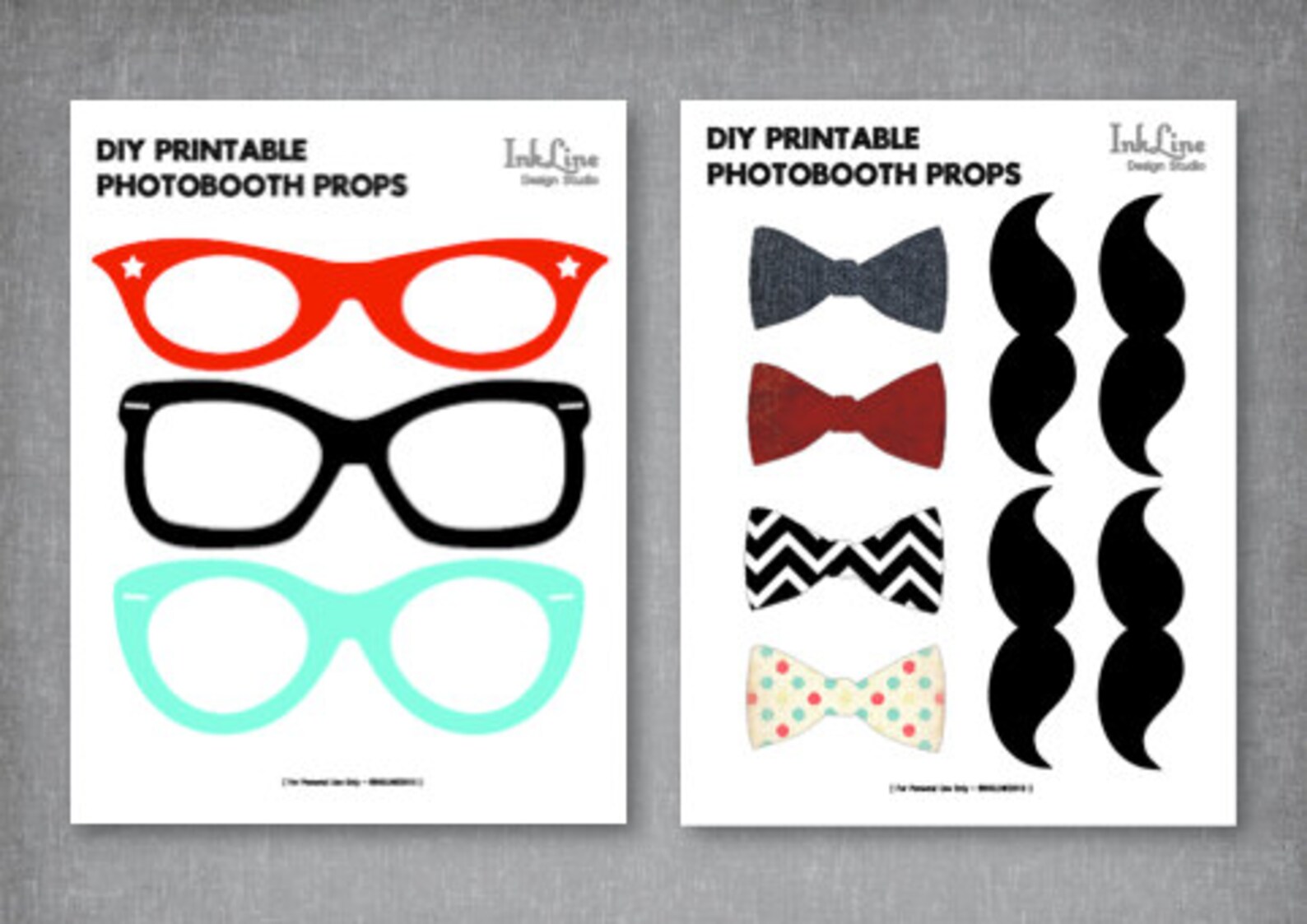INSTANT DOWNLOAD PHOTO Booth Props Party Printable Pdf - Etsy