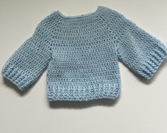 Light Blue Baby Boy Sweater